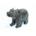 Handmade Natural gemstone Grey Labradolite Polar Bear Figure Decorative Gift